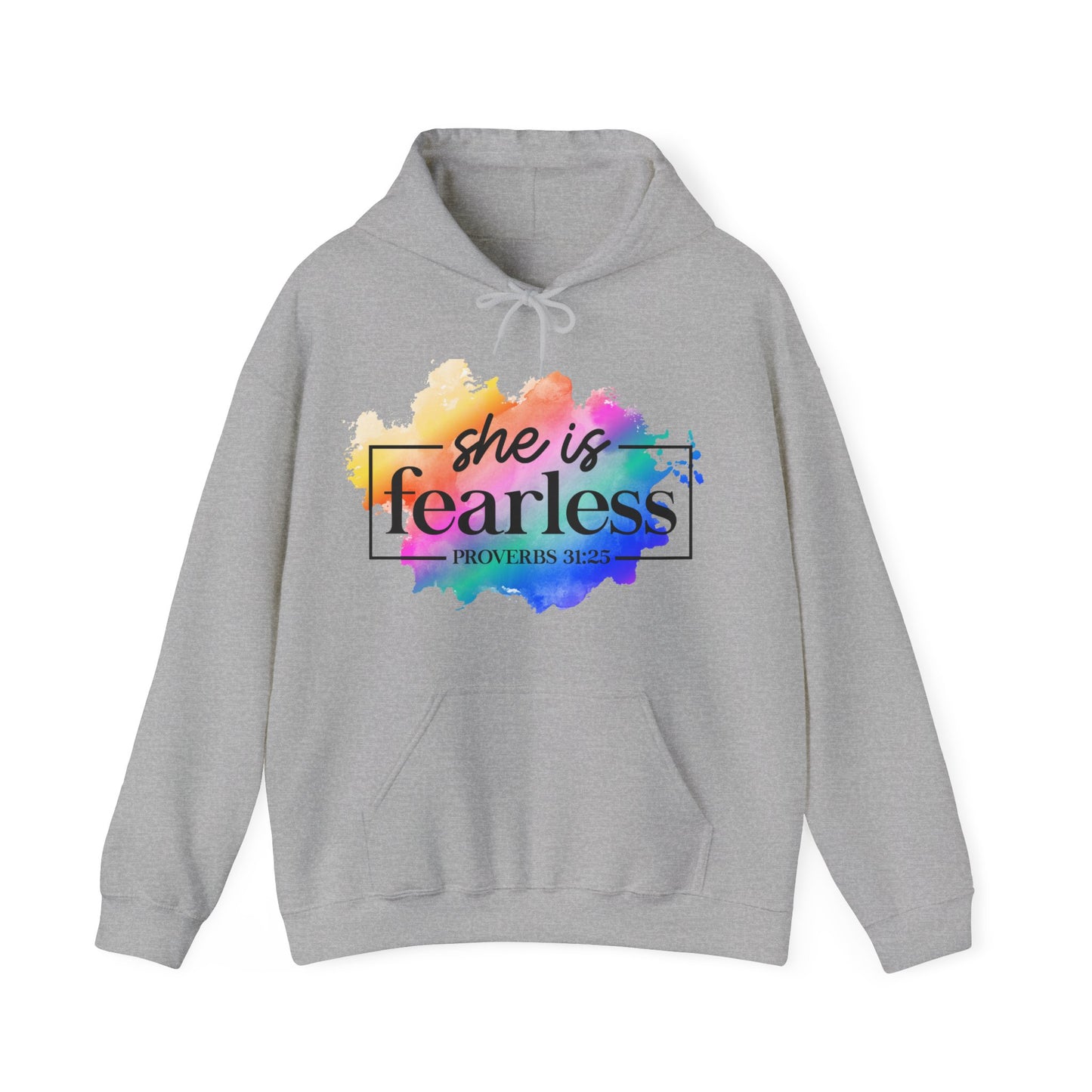 She is Fearless - Unisex Heavy Blend Hooded Sweatshirt