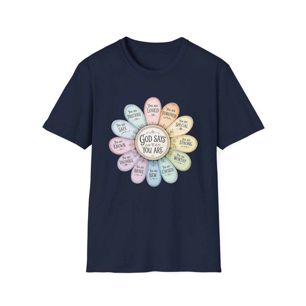 God Says You Are Loved Inspirational Christian T-Shirt