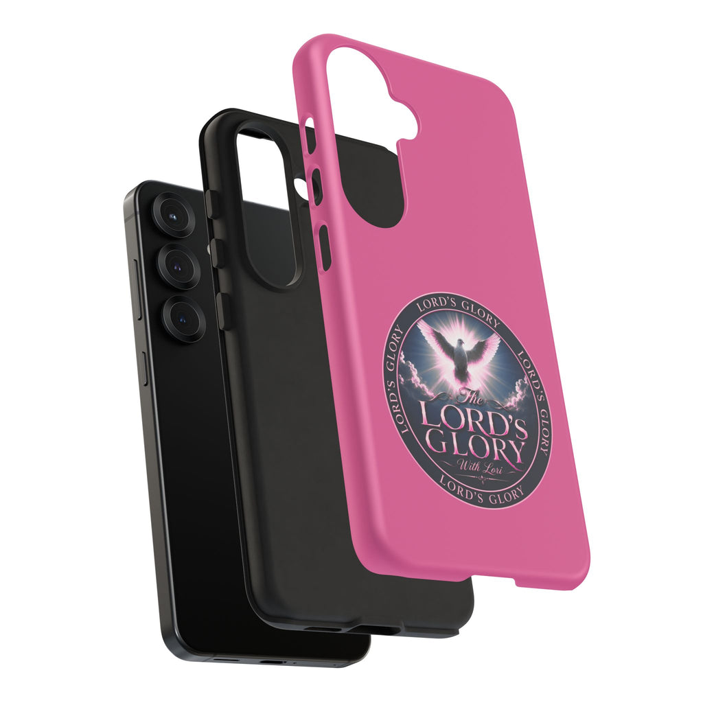 Christian Phone Case – "Lord's Glory with Lori" Dove Design Tough Case (Protective Phone Cover)
