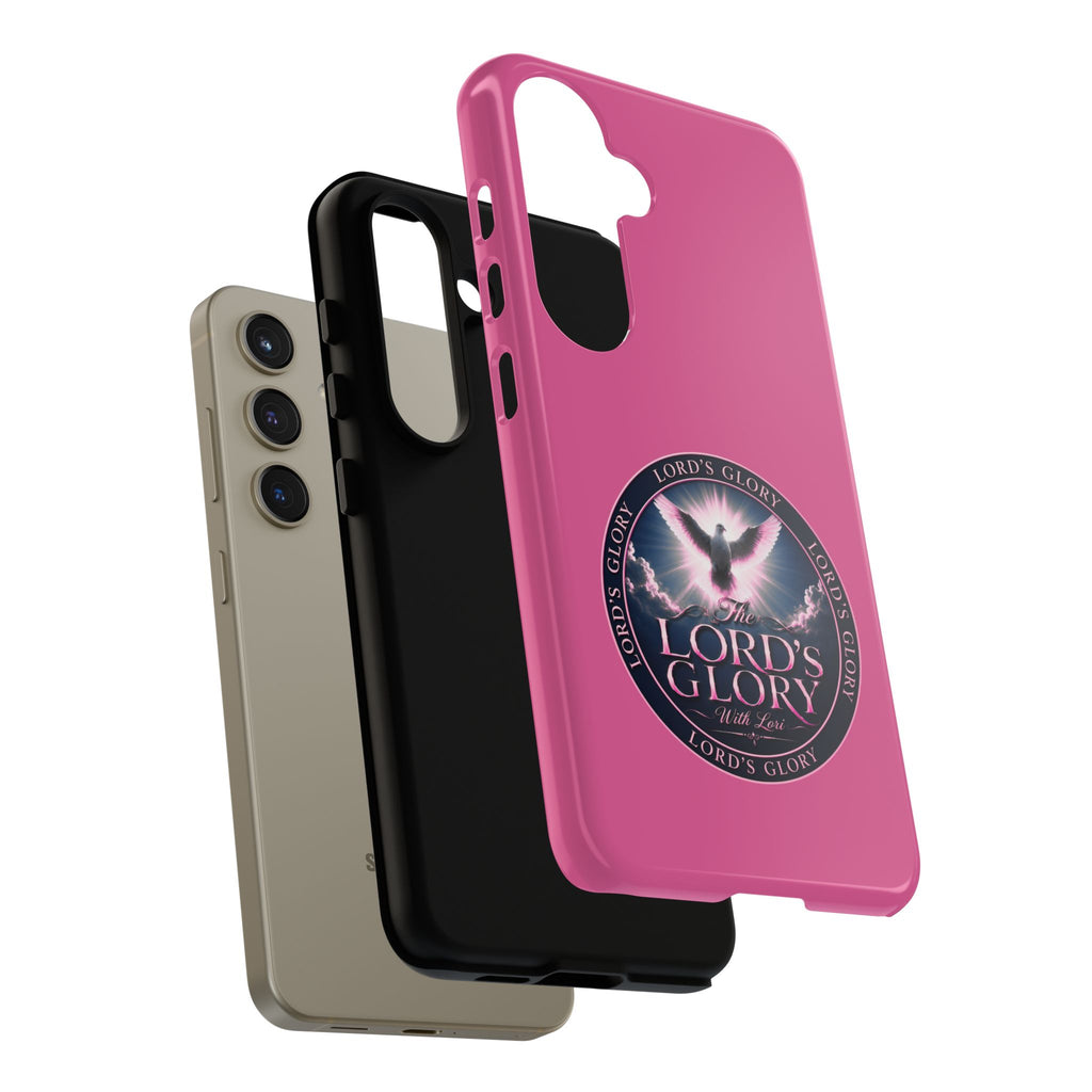 Christian Phone Case – "Lord's Glory with Lori" Dove Design Tough Case (Protective Phone Cover)
