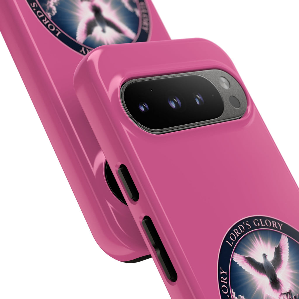 Christian Phone Case – "Lord's Glory with Lori" Dove Design Tough Case (Protective Phone Cover)