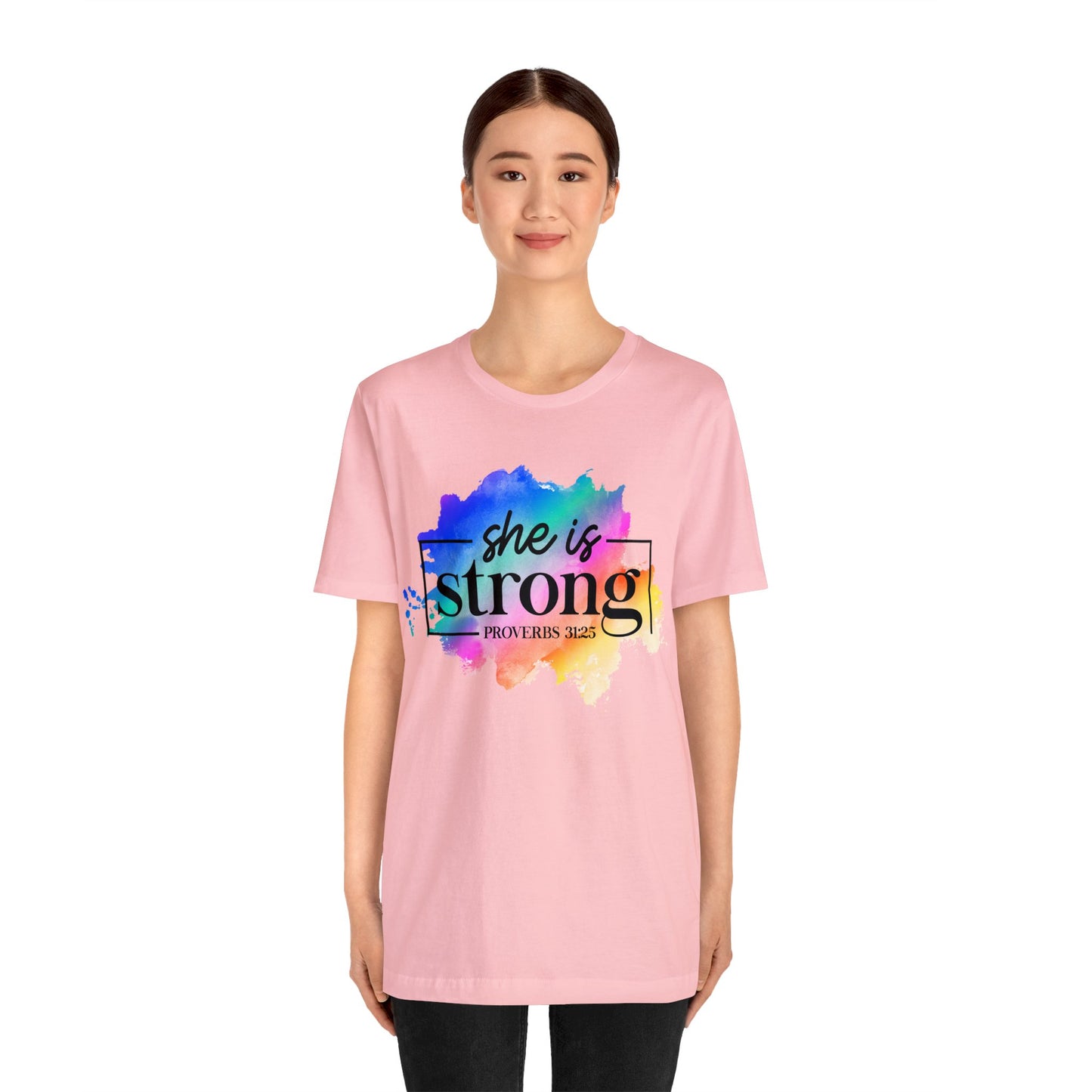 She is Strong - Unisex Jersey Short Sleeve Tee