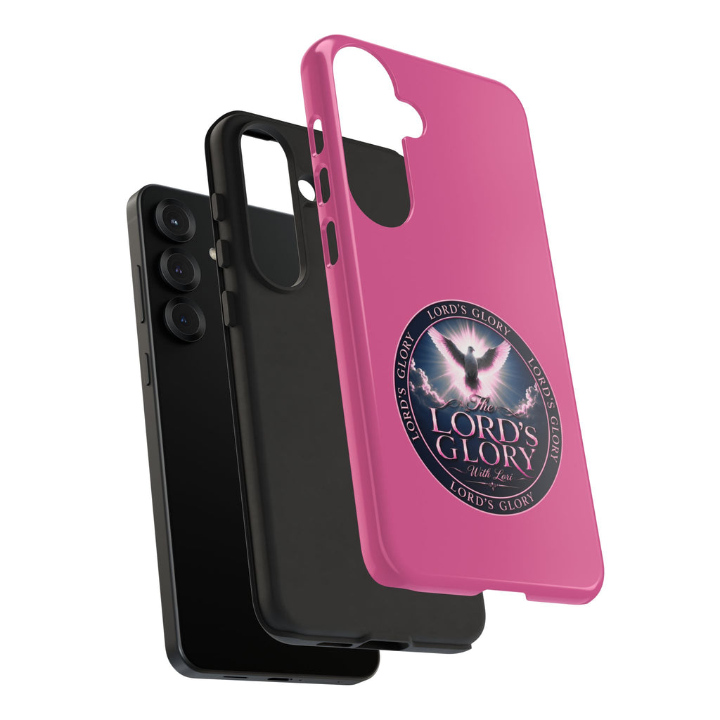 Christian Phone Case – "Lord's Glory with Lori" Dove Design Tough Case (Protective Phone Cover)