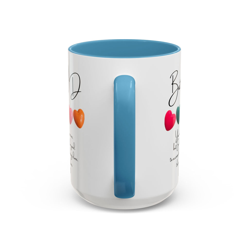But God Scripture Coffee Mug — Genesis 50:20 Inspirational Heart Accent Mug (11/15oz)