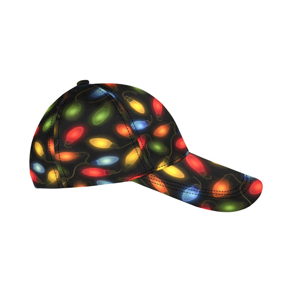 Christmas Lights All Over Print Mom and Dad Cap