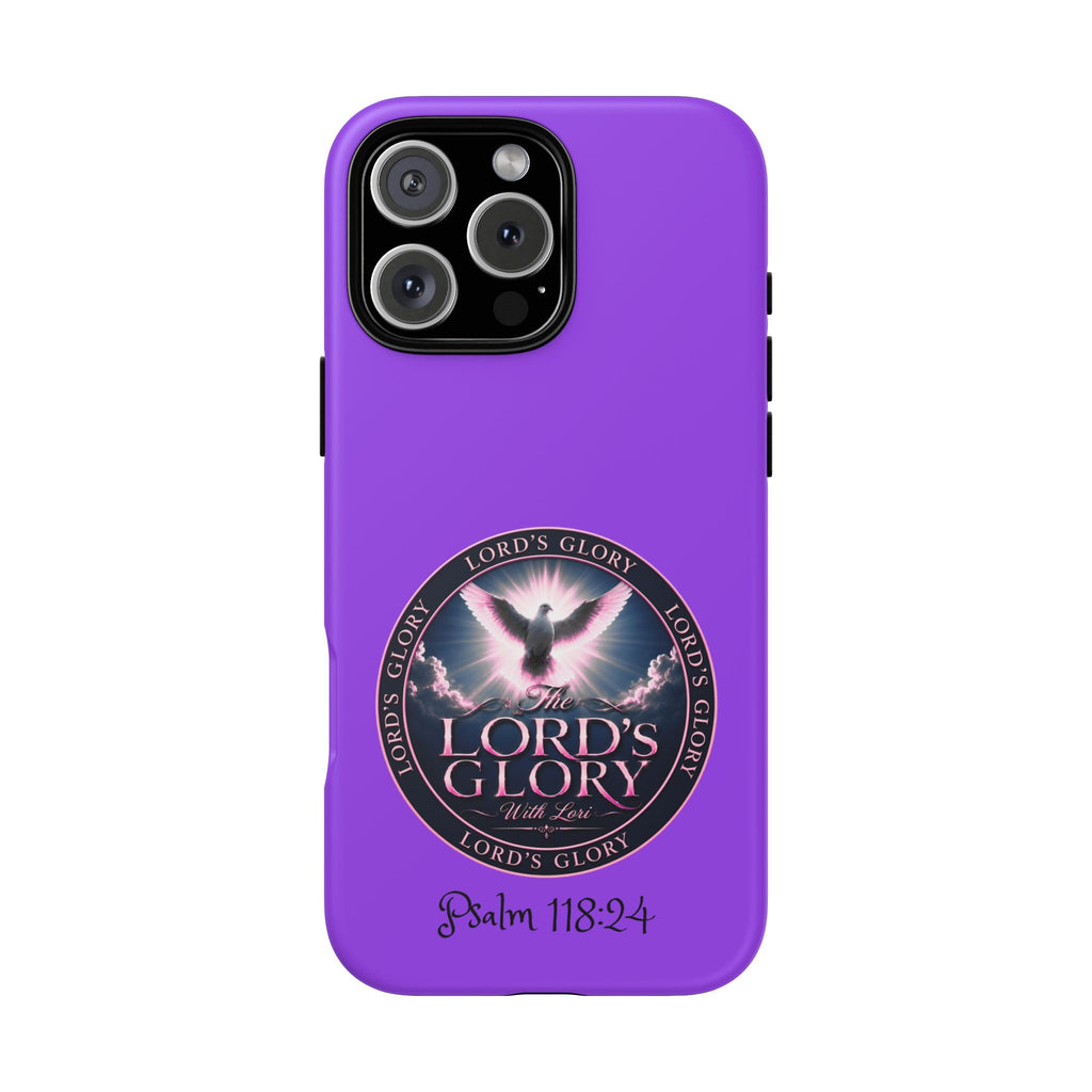 Christian Phone Case – "Lord's Glory with Lori" Dove Design Tough Case (Protective Phone Cover)