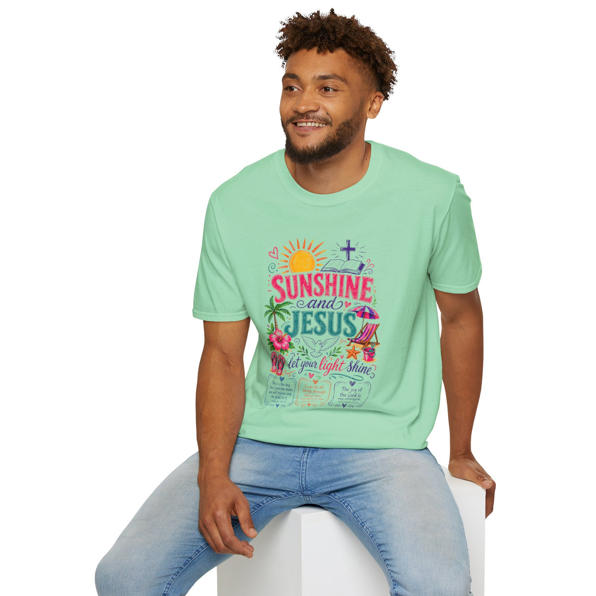 Sunshine and Jesus Christian Faith T-Shirt