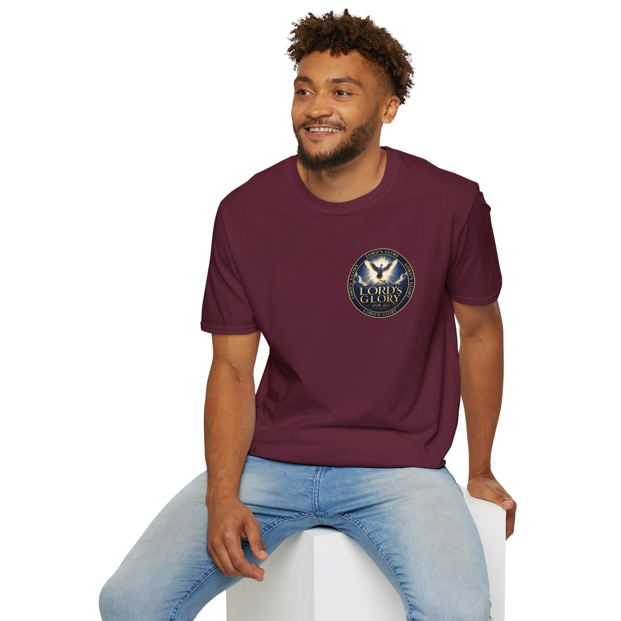 Lord's Glory with Lori Dove T‑Shirt — Christian Faith Logo Tee