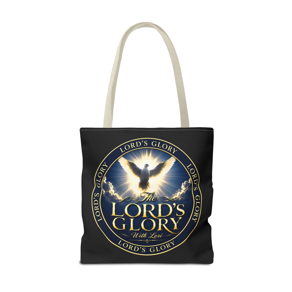 Tote Bag — "The Lord's Glory with Lori" Christian Dove Tote (Faith-Inspired Church Bag)
