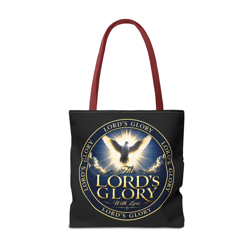 Tote Bag — "The Lord's Glory with Lori" Christian Dove Tote (Faith-Inspired Church Bag)