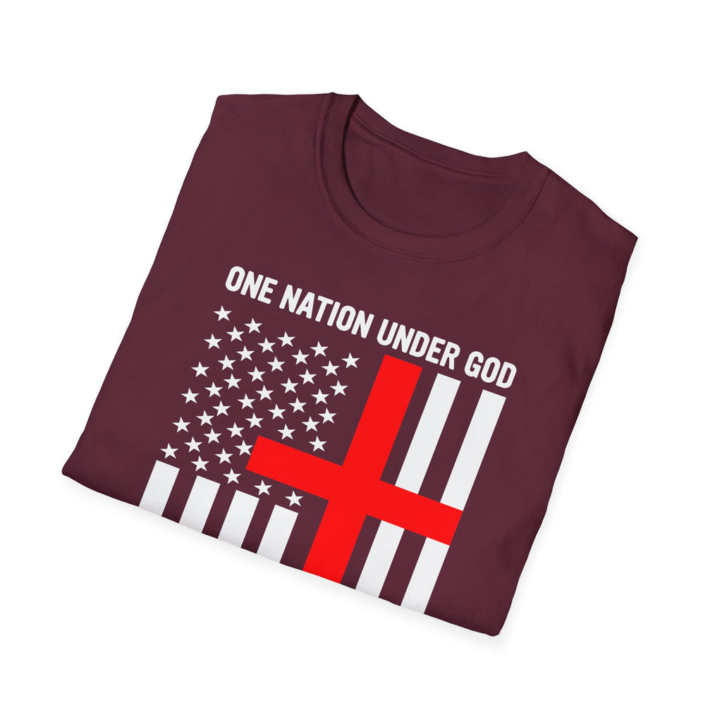 One Nation Under GOD - Mens Womans Softstyle T-Shirt