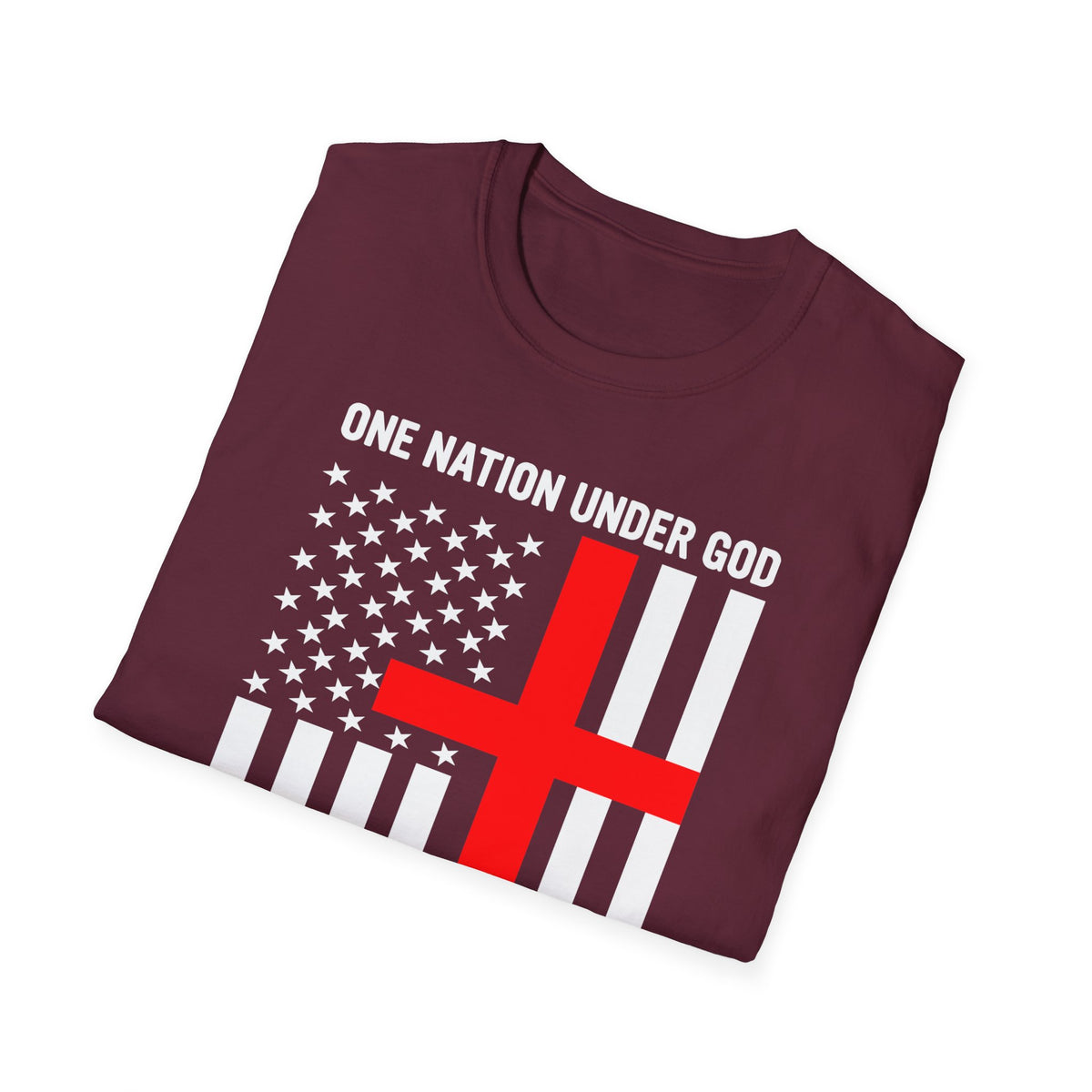 One Nation Under GOD - Mens Womans Softstyle T-Shirt