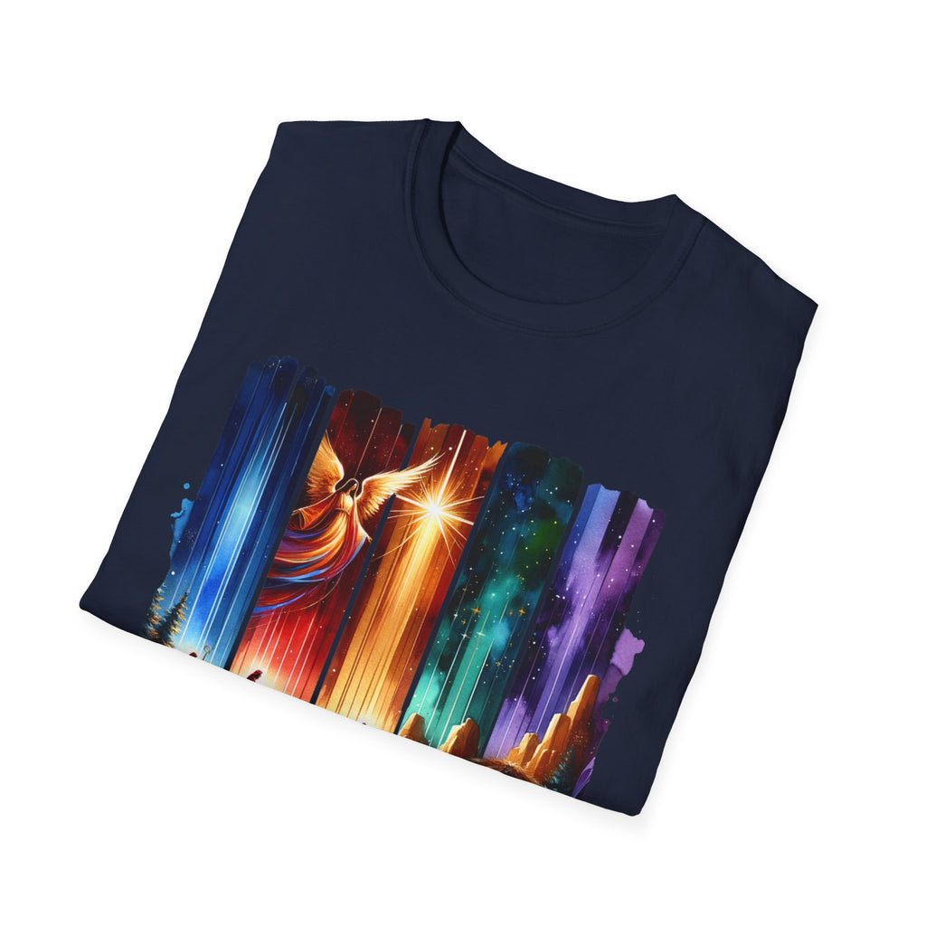 Vibrant Fantasy T-Shirt, Colorful Graphic Tee, Unisex Art Shirt, Great Gift for Fans, Unique Casual Wear, The King is Born Shirt
