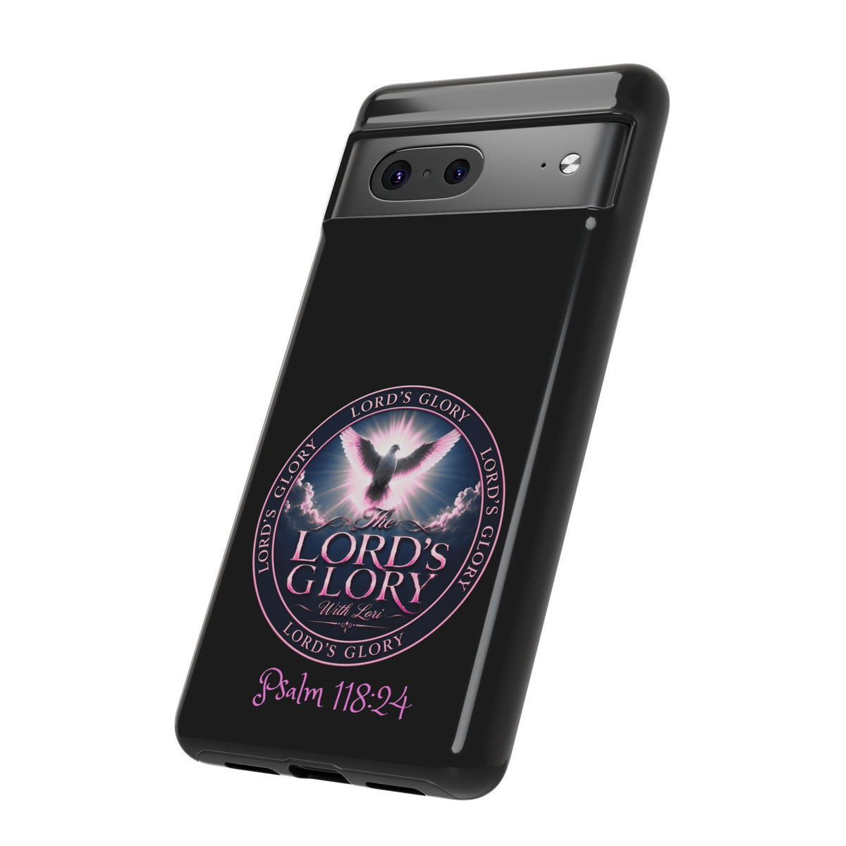 Christian Phone Case – "Lord's Glory with Lori" Dove Design Tough Case (Protective Phone Cover)