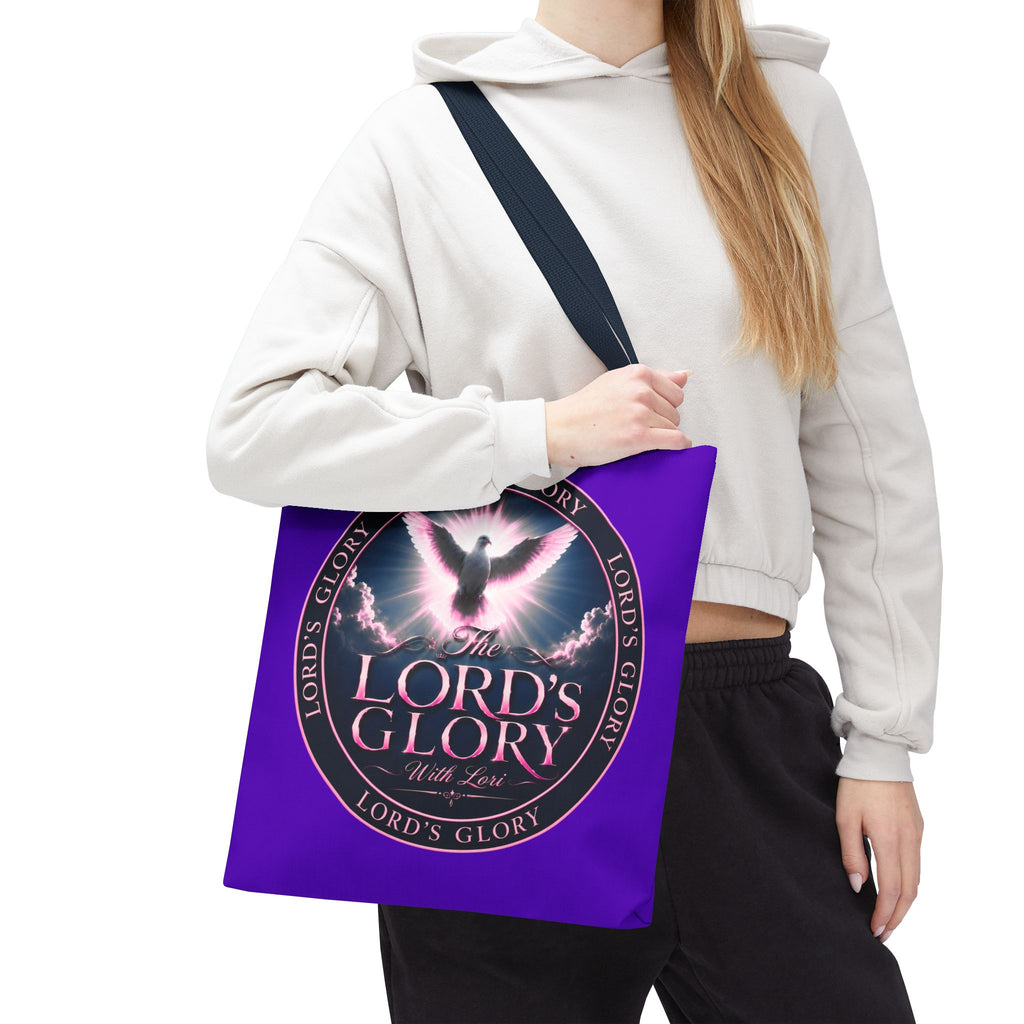 Inspirational 'The Lord's Glory with Lori' Tote Bag — Christian Faith AOP Shopper
