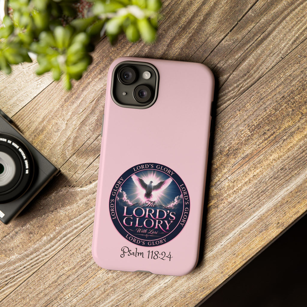 Christian Phone Case – "Lord's Glory with Lori" Dove Design Tough Case (Protective Phone Cover)