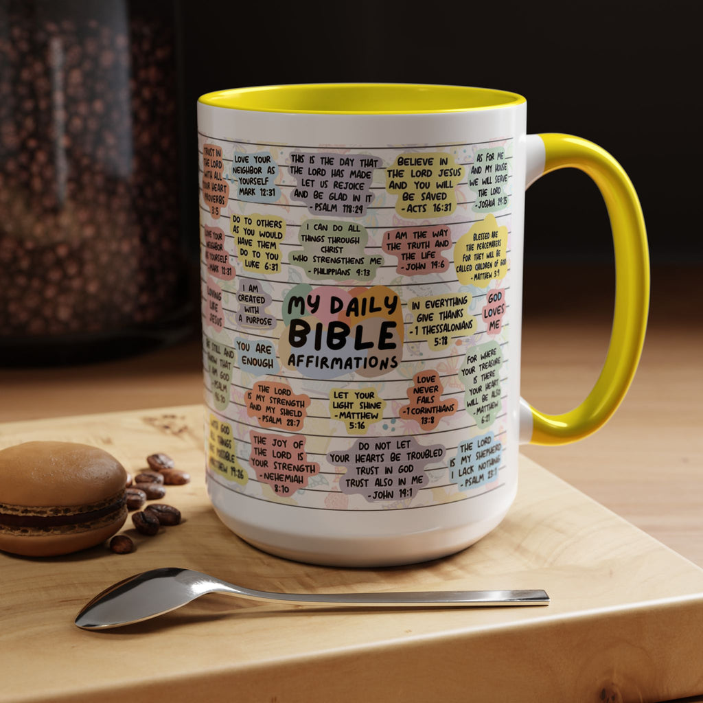 My Daily Bible Affirmations Coffee Mug 15oz/11oz