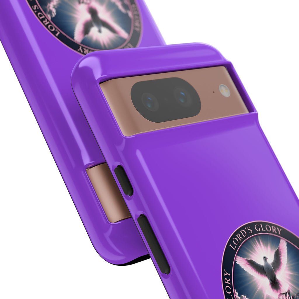 Christian Phone Case – "Lord's Glory with Lori" Dove Design Tough Case (Protective Phone Cover)
