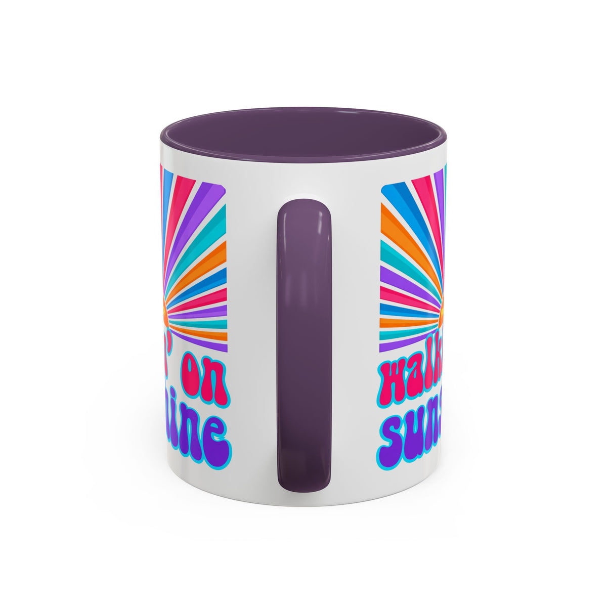 Coffee Mug — "Walkin' on Sunshine" Retro Psalm 118:24 Accent Mug