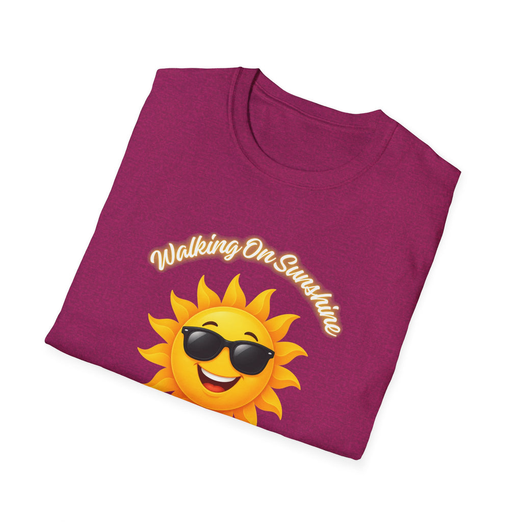 Sunshine Smiles T-Shirt — Sunglasses Sun with Psalm 118:24 Inspirational Tee