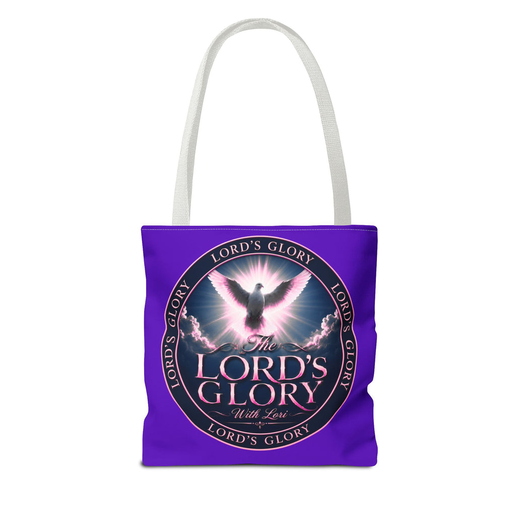 Inspirational 'The Lord's Glory with Lori' Tote Bag — Christian Faith AOP Shopper
