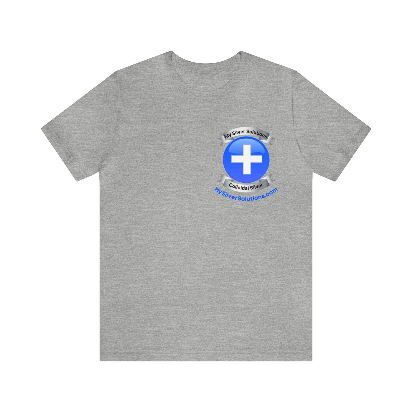 Colloidal Silver MySilverSolutions.com - Unisex Jersey Short Sleeve Tee