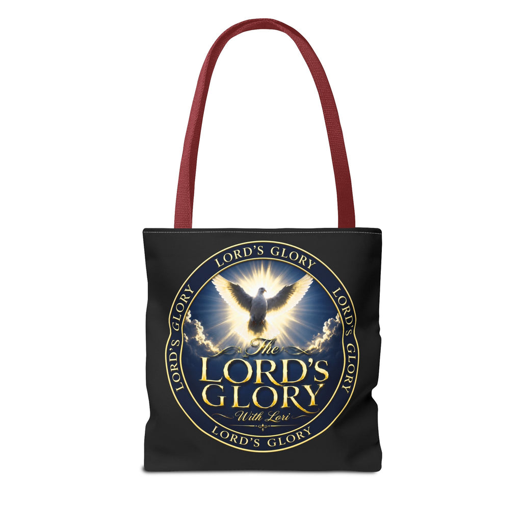 Tote Bag — "The Lord's Glory with Lori" Christian Dove Tote (Faith-Inspired Church Bag)