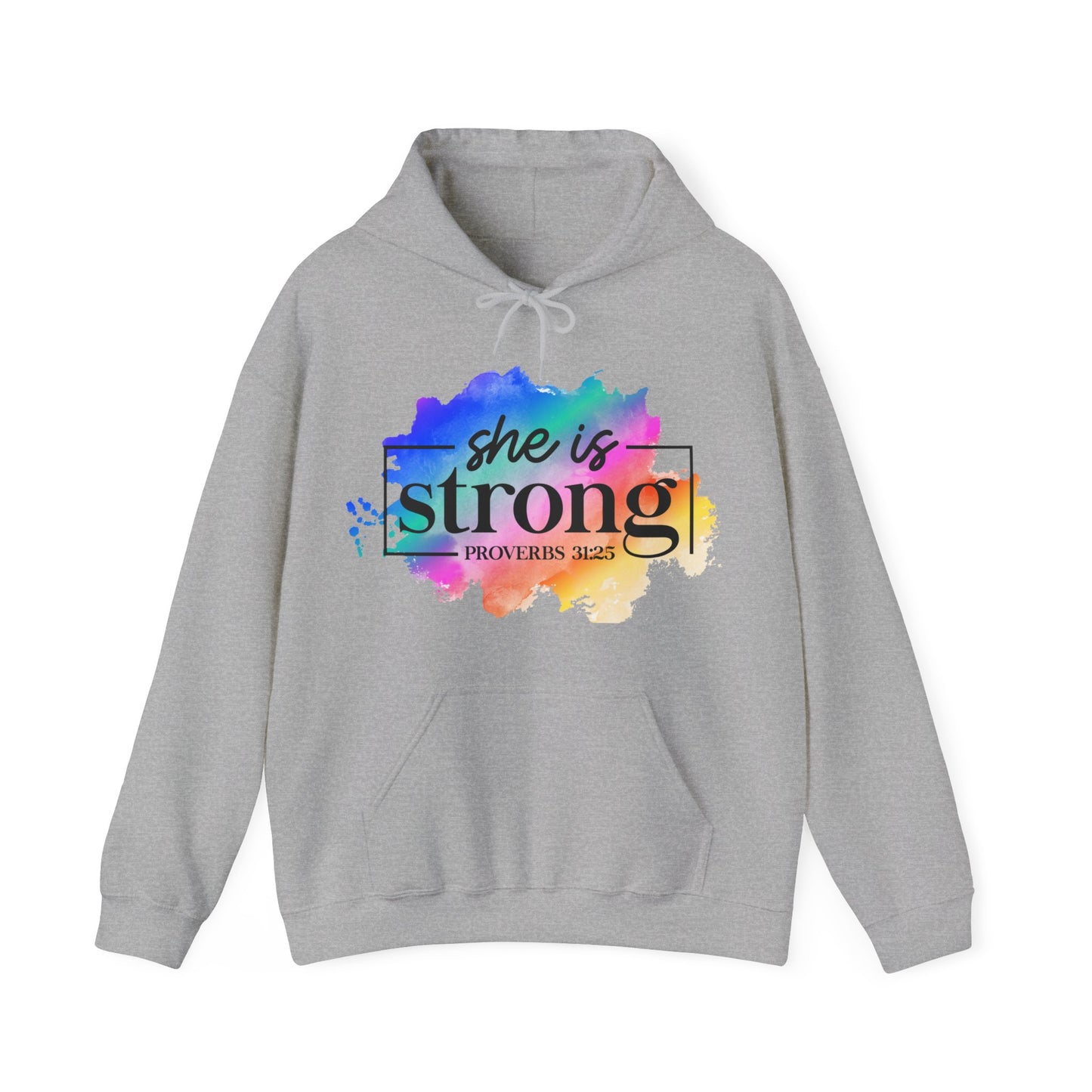 She Is Strong - Unisex Heavy Blend Hooded Sweatshirt