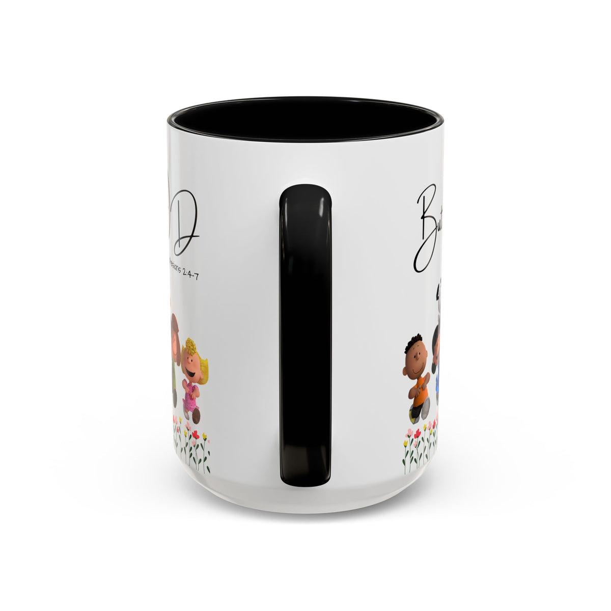But God Scripture Coffee Mug — Genesis 50:20 Inspirational Heart Accent Mug (11/15oz)
