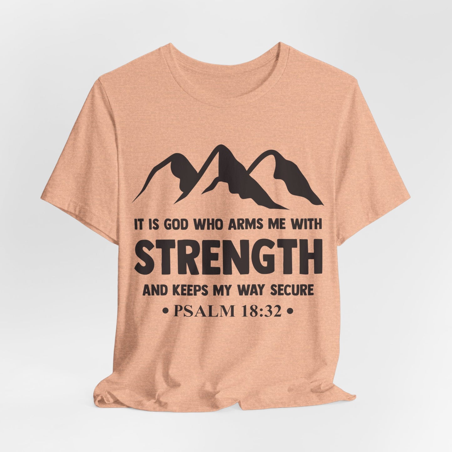 Strength in GOD - Unisex Jersey Short Sleeve Tee