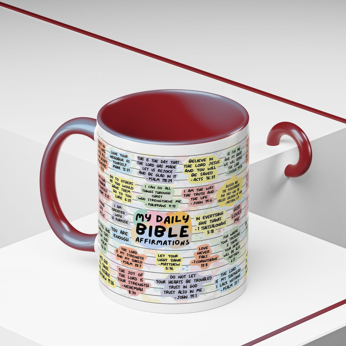 My Daily Bible Affirmations Coffee Mug 15oz/11oz