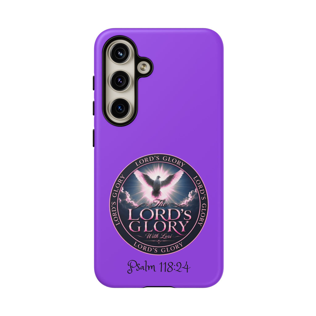 Christian Phone Case – "Lord's Glory with Lori" Dove Design Tough Case (Protective Phone Cover)