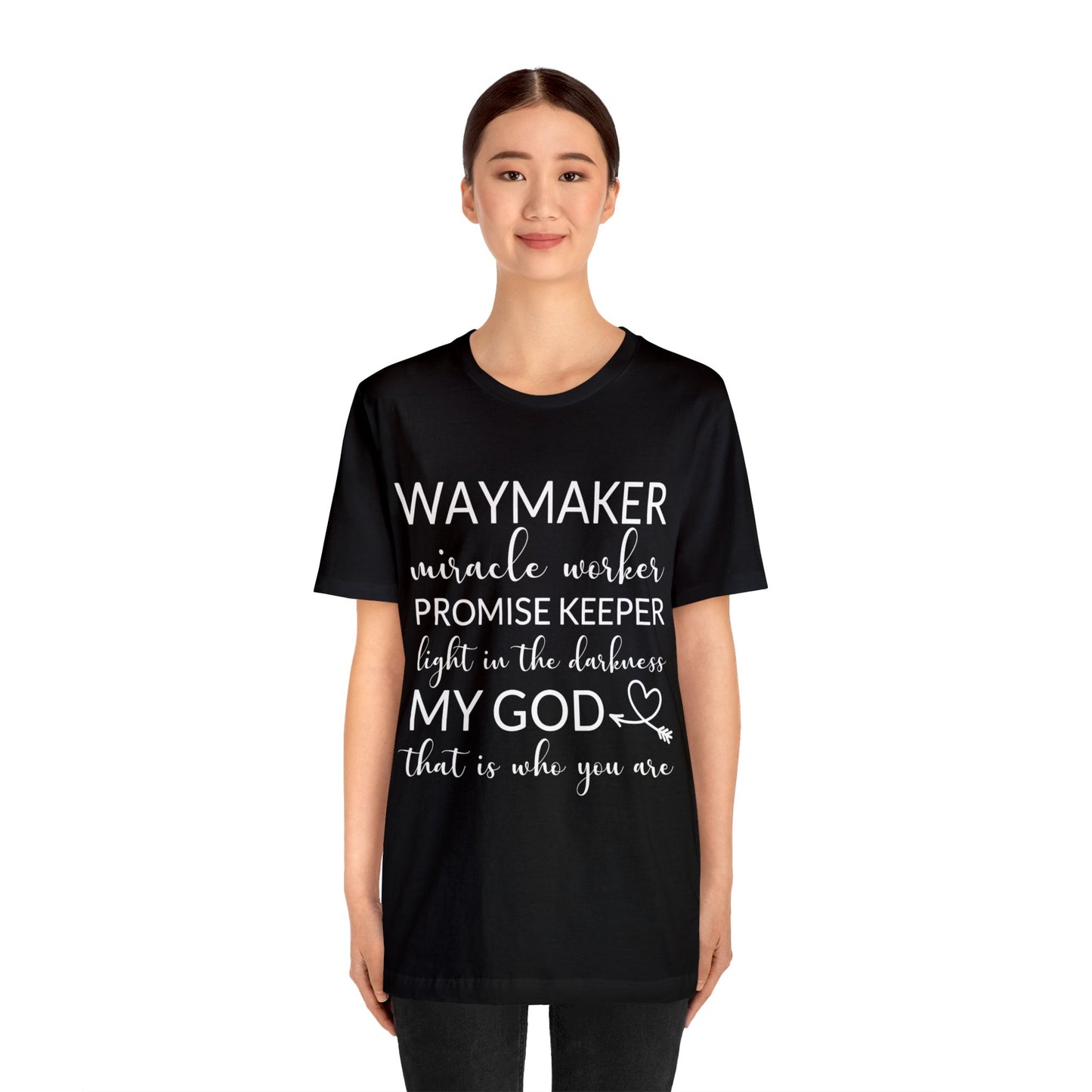 Waymaker Promise Keeper Light in the Darkness - Unisex Jersey Short Sleeve Tee