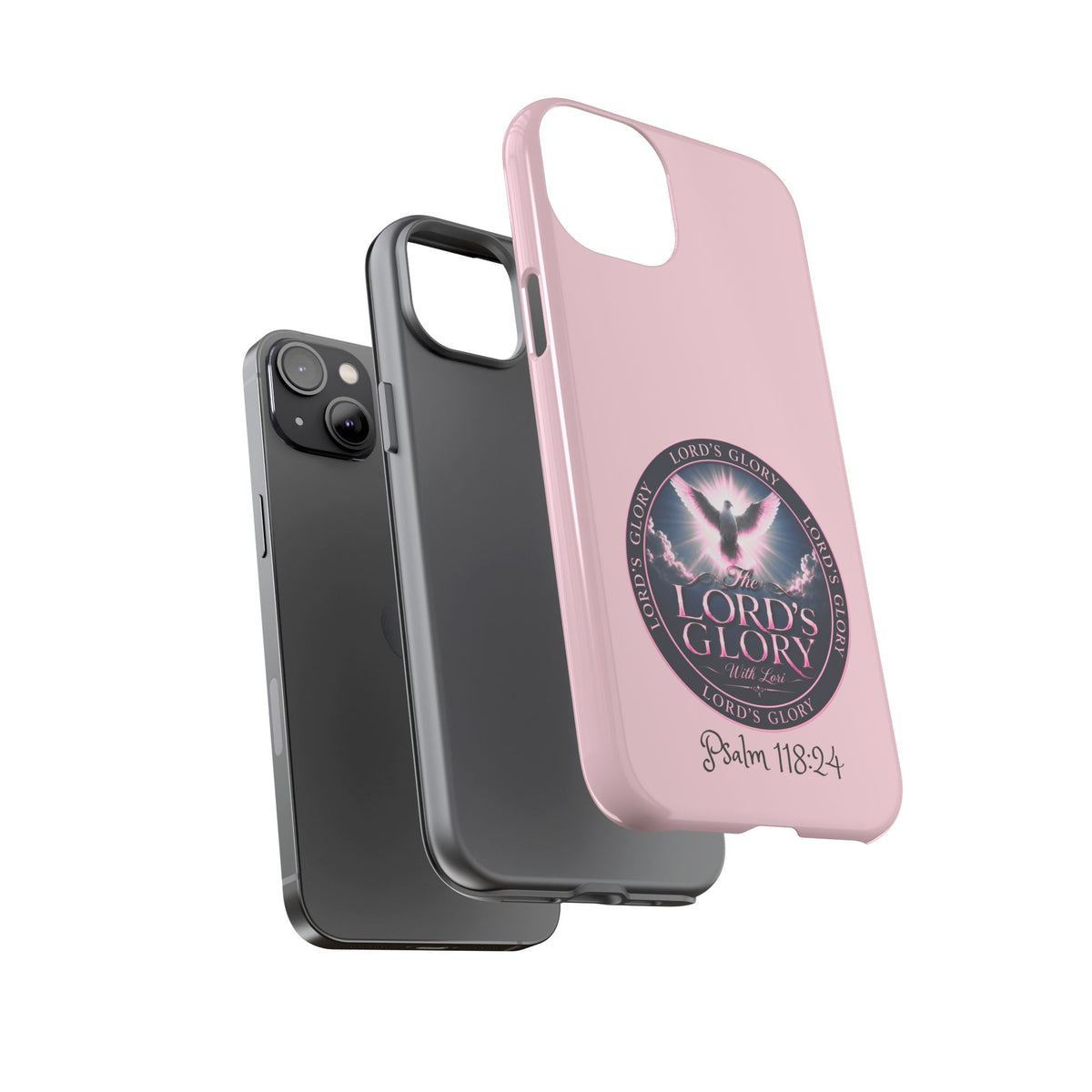 Christian Phone Case – "Lord's Glory with Lori" Dove Design Tough Case (Protective Phone Cover)