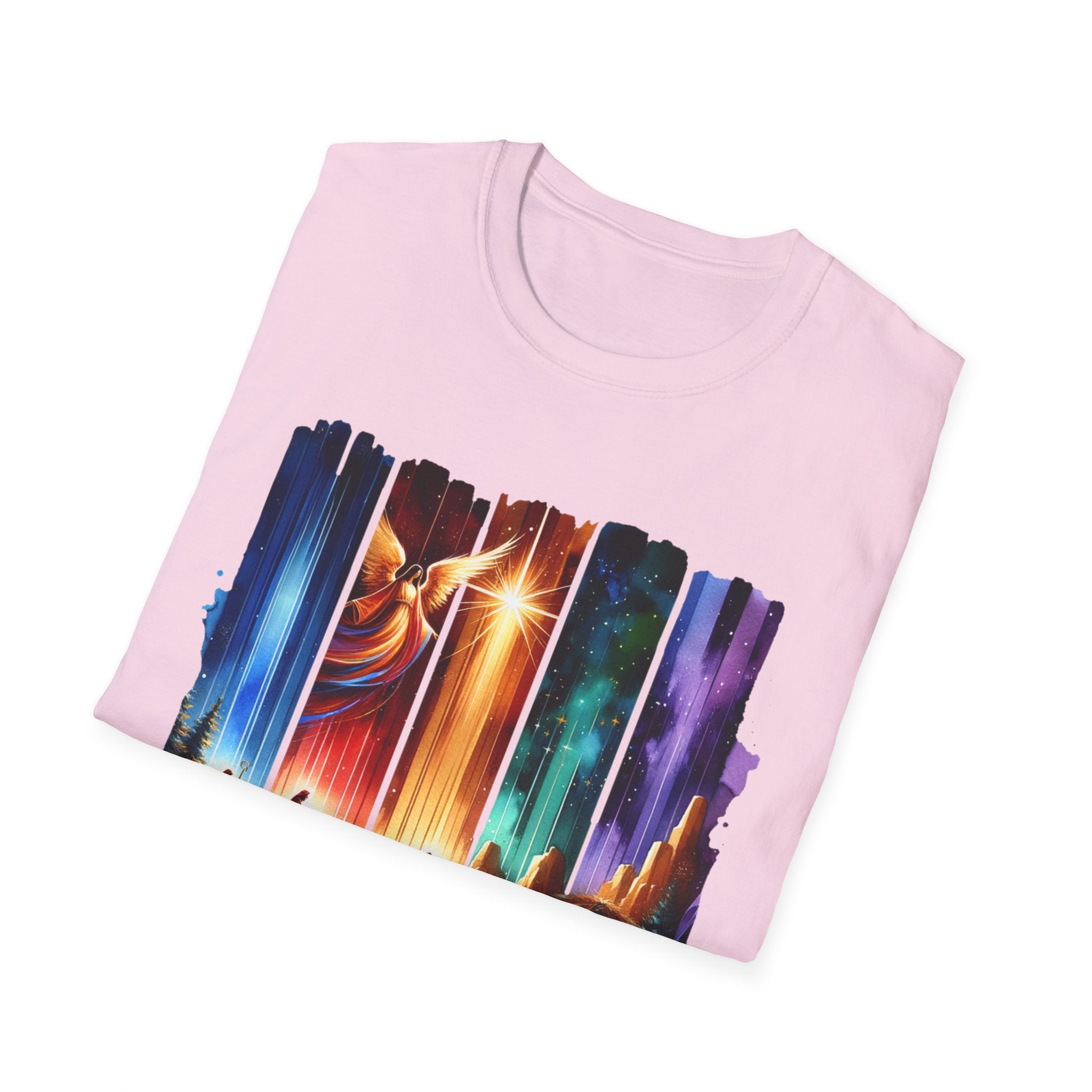 Vibrant Fantasy T-Shirt, Colorful Graphic Tee, Unisex Art Shirt, Great Gift for Fans, Unique Casual Wear, The King is Born Shirt