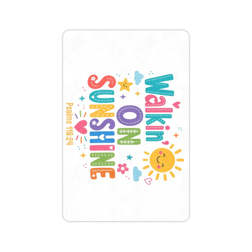Walking on Sunshine Doormat 23.6"x15.7"  Made In USA