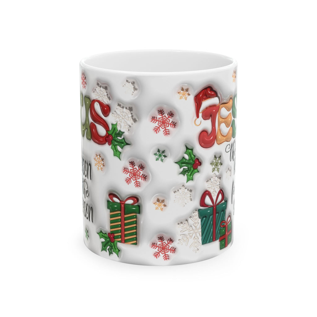 Jesus the Reason of the Season  | Holiday Coffee Cup | Christmas Gift | Hot Cocoa Mug