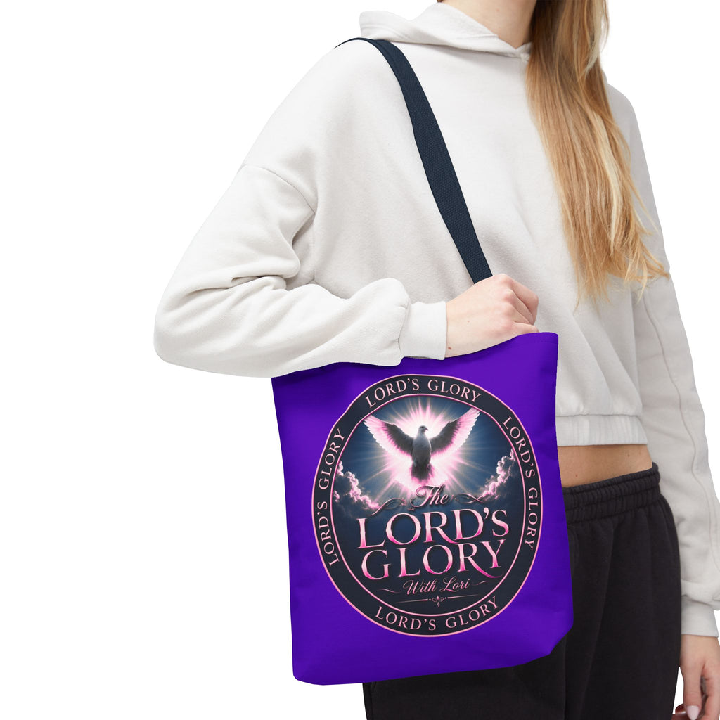 Inspirational 'The Lord's Glory with Lori' Tote Bag — Christian Faith AOP Shopper