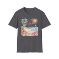 Walking on Sunshine T-Shirt — Tropical Floral Psalms 118:24 Tee