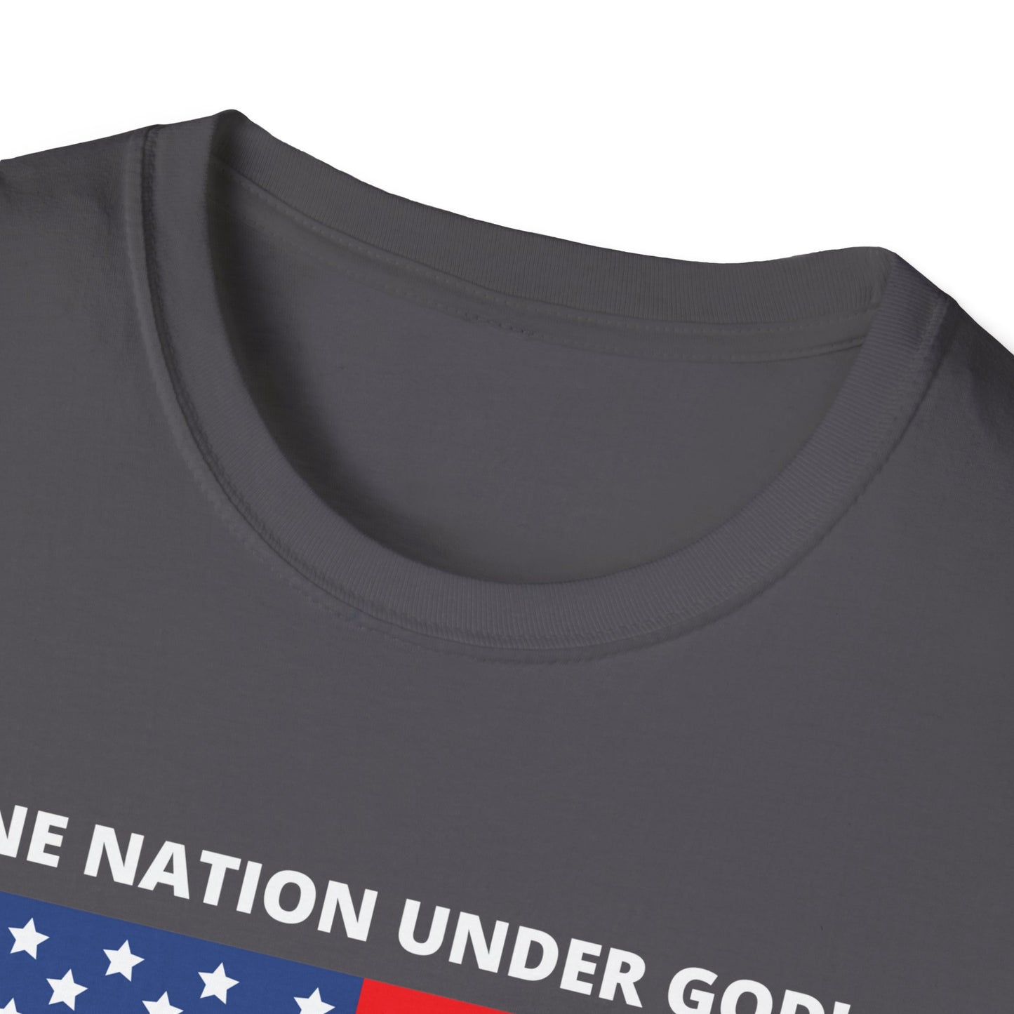 Pledge of Allegiance One Nation under GOD! Unisex Softstyle T-Shirt