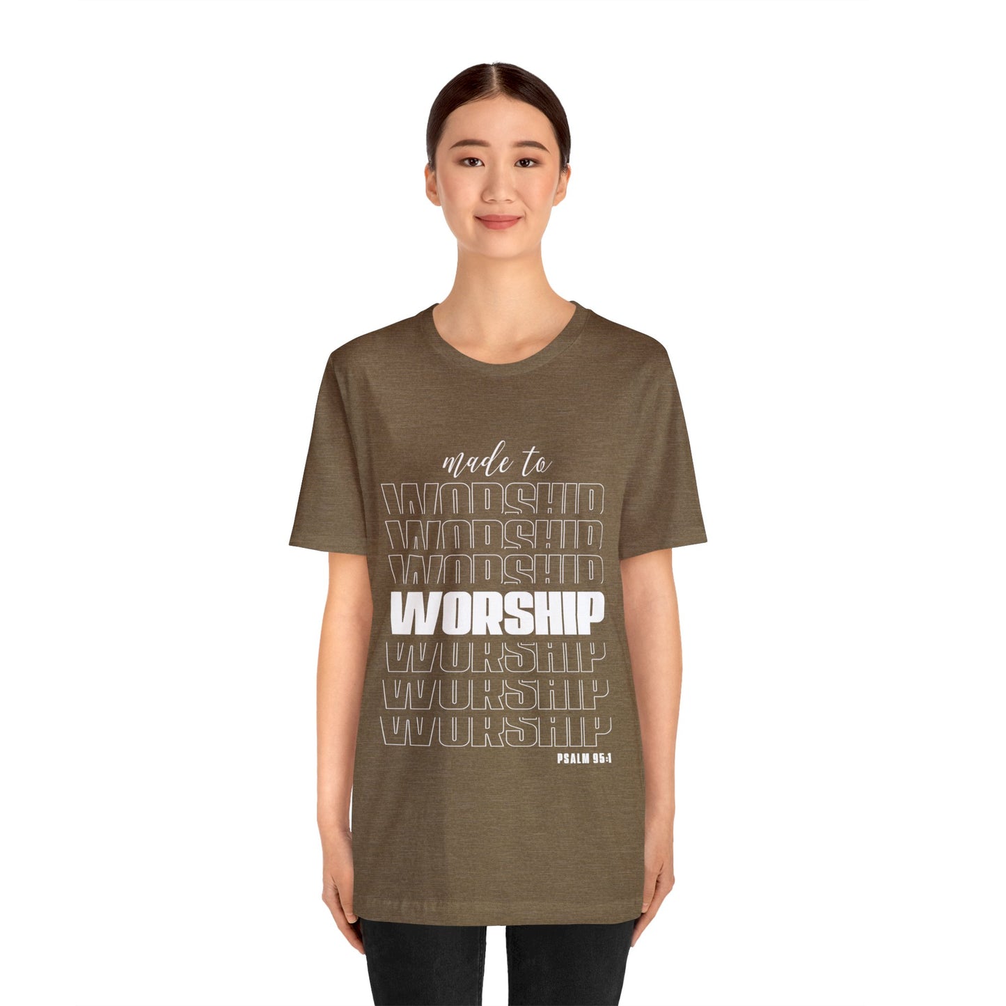 MADE TO WORSHIP - Unisex Jersey Short Sleeve Tee