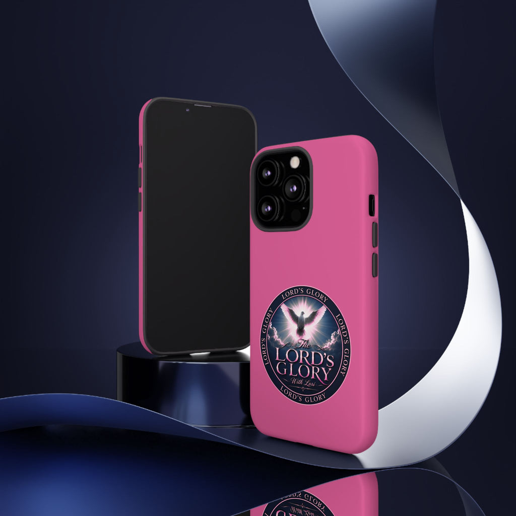 Christian Phone Case – "Lord's Glory with Lori" Dove Design Tough Case (Protective Phone Cover)