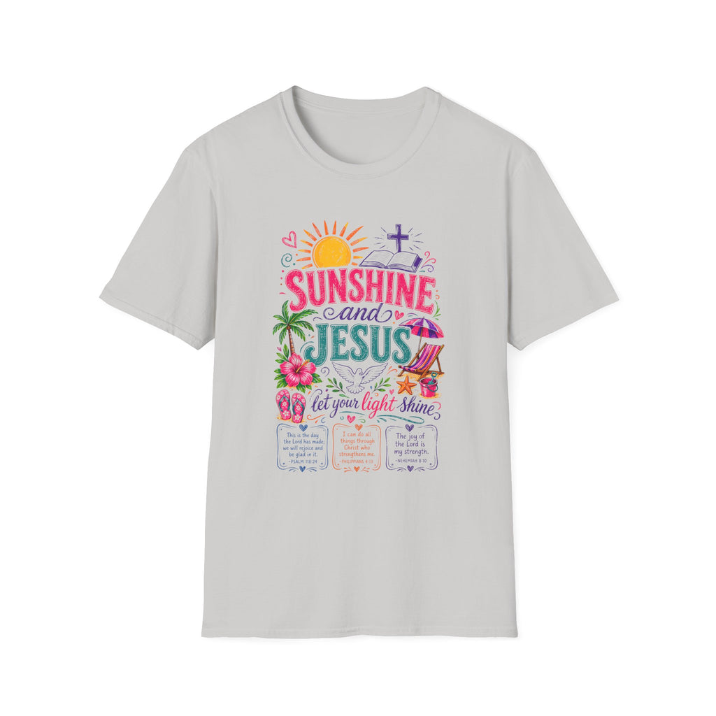 Sunshine and Jesus Christian Faith T-Shirt