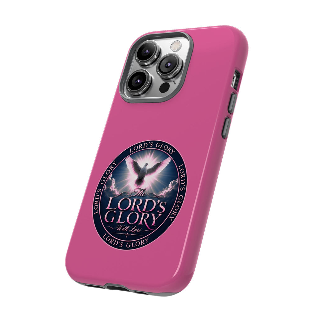 Christian Phone Case – "Lord's Glory with Lori" Dove Design Tough Case (Protective Phone Cover)