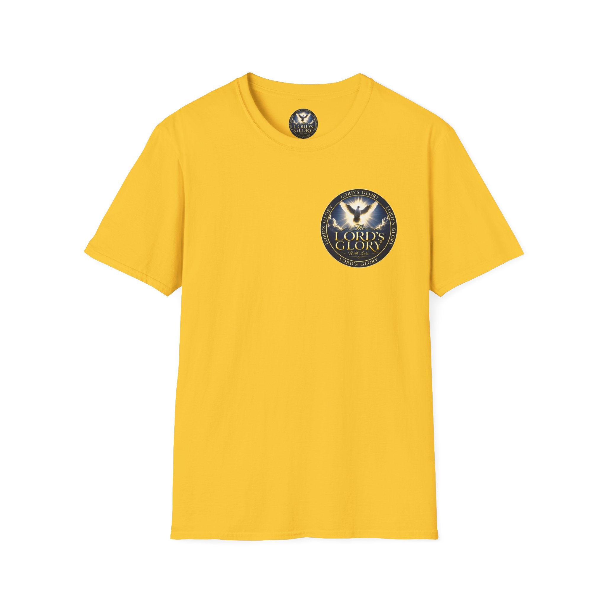 Lord's Glory with Lori Dove T‑Shirt — Christian Faith Logo Tee