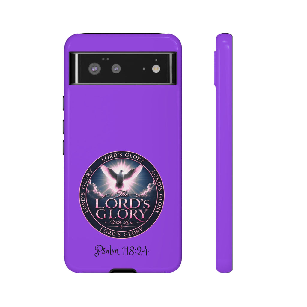 Christian Phone Case – "Lord's Glory with Lori" Dove Design Tough Case (Protective Phone Cover)