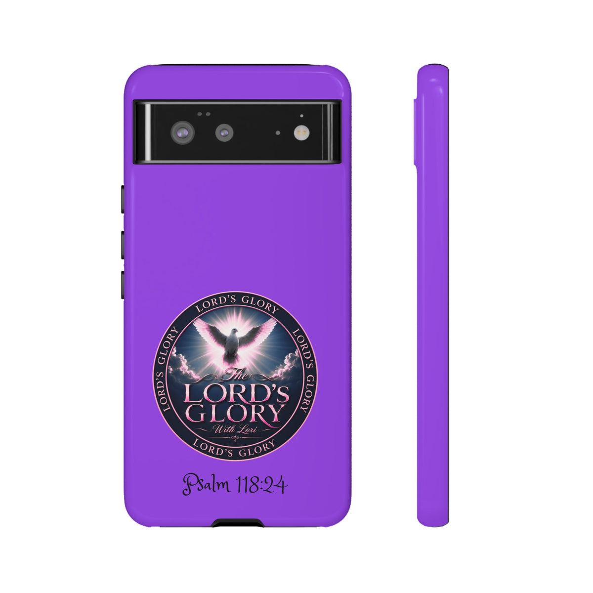 Christian Phone Case – "Lord's Glory with Lori" Dove Design Tough Case (Protective Phone Cover)