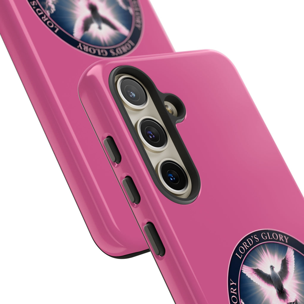 Christian Phone Case – "Lord's Glory with Lori" Dove Design Tough Case (Protective Phone Cover)