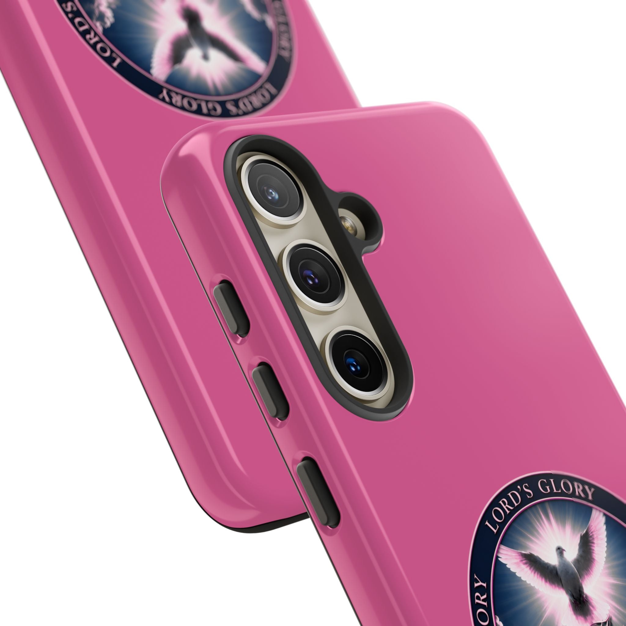 Christian Phone Case – "Lord's Glory with Lori" Dove Design Tough Case (Protective Phone Cover)