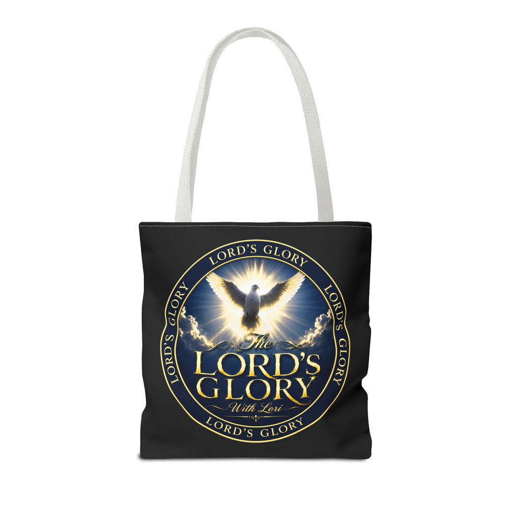 Tote Bag — "The Lord's Glory with Lori" Christian Dove Tote (Faith-Inspired Church Bag)